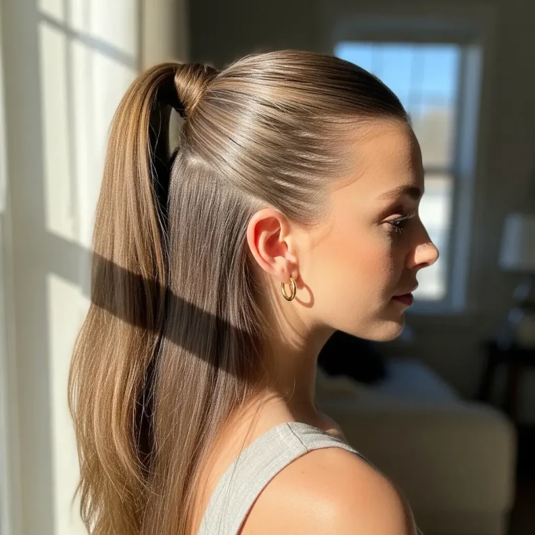 15 Gorgeous Slick Back Ponytail Ideas and Trendy Looks