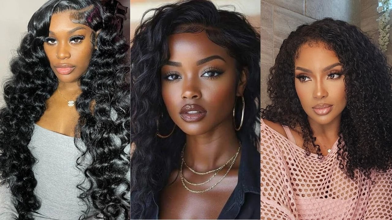 curly wig hairstyles black women