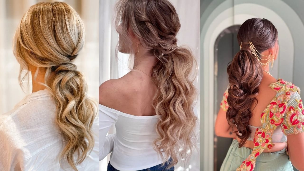 low ponytail hairstyles