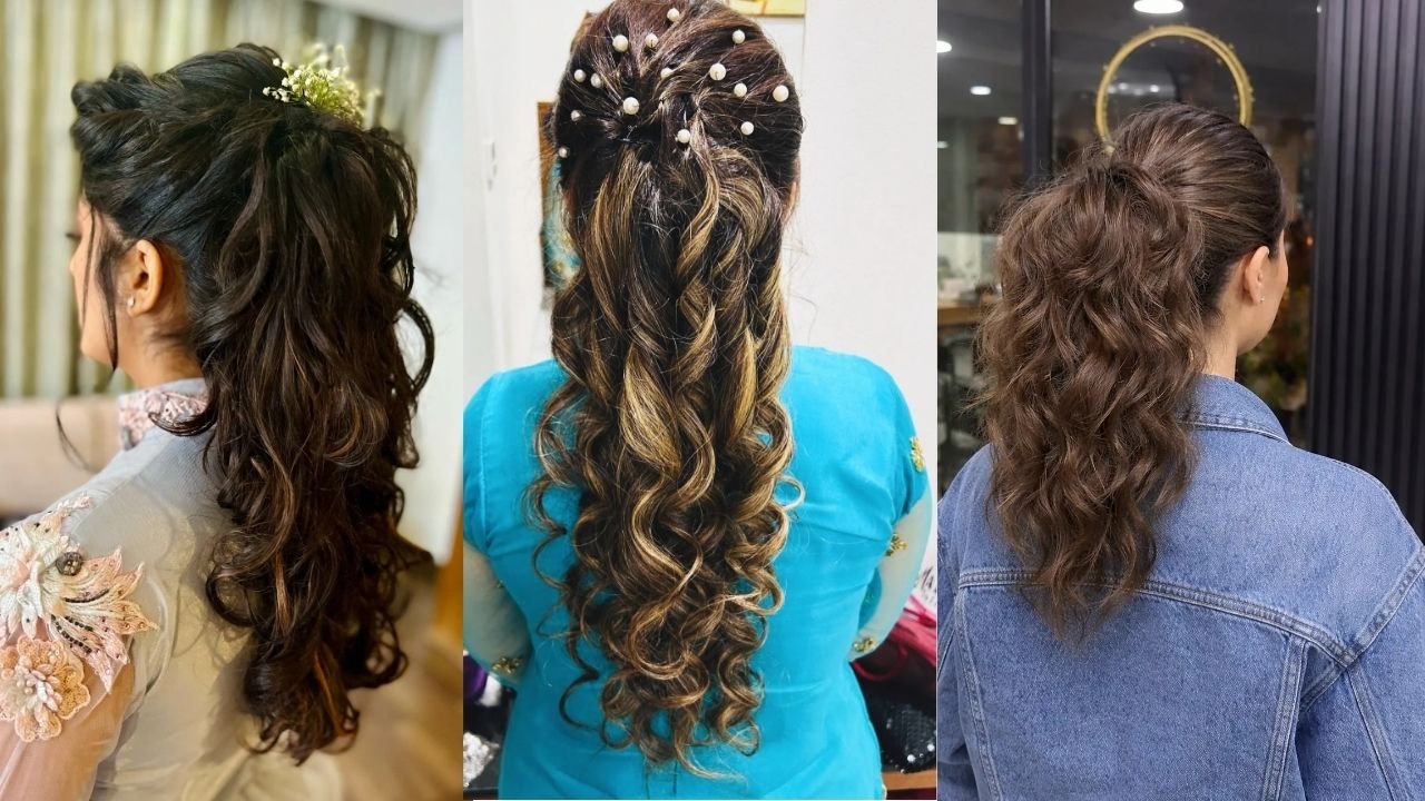 messy ponytail hairstyles