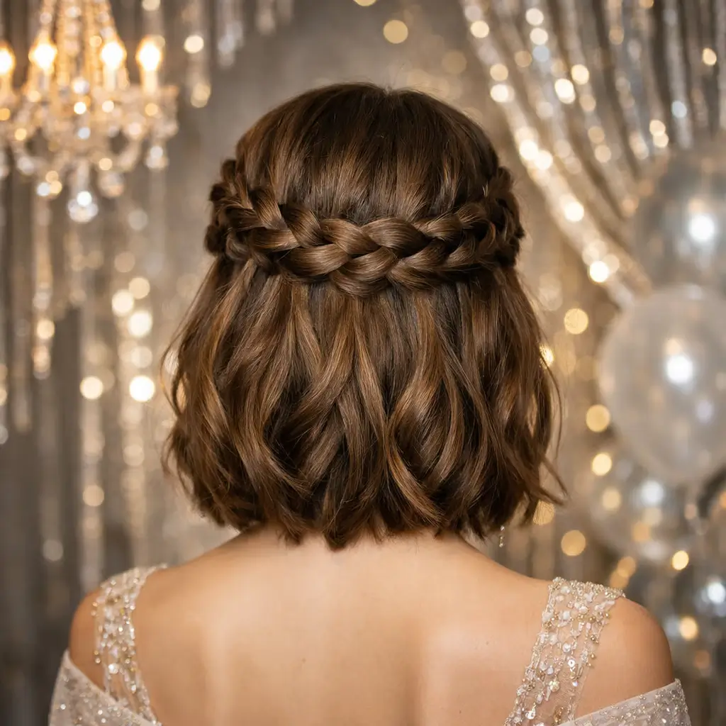 prom hairstyles for medium length hair
